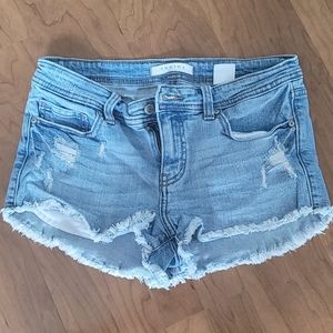 Distressed Jean Shorts